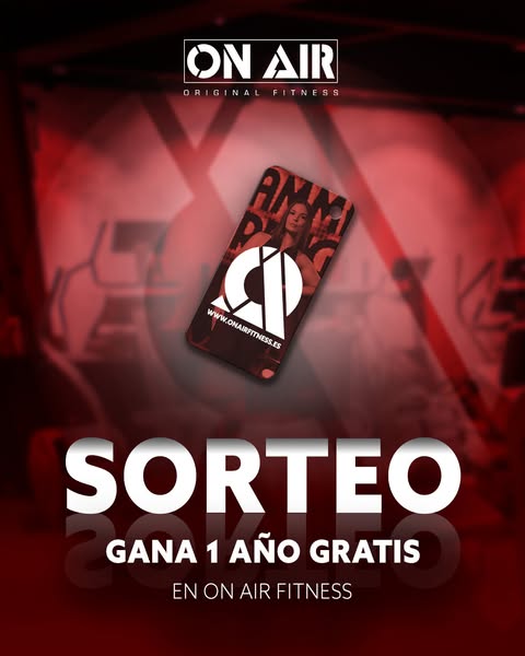 🎉 ¡GANA 1 AÑO GRATIS DE GIMNASIO EN ON AIR FITNESS! 
¿Quieres entrenar 1 AÑO GRATIS? Esta es tu oportunidad.
Participar es muy sencillo:
1️⃣ Dale like a este post y comenta mencionando a 2 amigos (puedes participar todas las veces que quieras sin repetir menciones).
2️⃣ Sigue @onairfitness_madridelicias y @onairfitness_espana.
3️⃣ Sube el post en tus stories para ganar una participación extra.

📅 Participa hasta el 19 de marzo a las 00:00.
🏆 El 20 de marzo anunciaremos al ganador en nuestras redes.

¡Súmate a la comunidad ON AIR y vive la experiencia fitness en Madrid!

Bases Legales en la bio☝🏼