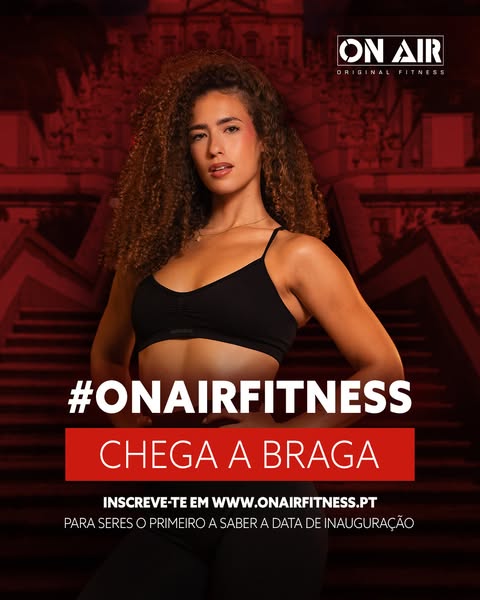 ⏰ EM BREVE!
🔥 ON AIR CHEGA A BRAGA 🔥
Preparado para algo grande?
Muito em breve chegamos à tua cidade com mais de 2000m² de pura energia:
🔴 Força & Musculação
⚫ Treino Híbrido
🔴 Zona Ladies
⚫ Boxe & MMA
🔴 Cardio
⚫ Weightlifting
💥 O teu novo ginásio, equipado com as melhores marcas para os mais exigentes.

📲 Inscreve-te já através do link na bio e sê o primeiro a conhecer a data de abertura.